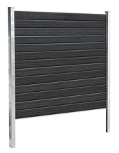 Kirkedal galvaniseret hegn startsæt 180 x 180 cm